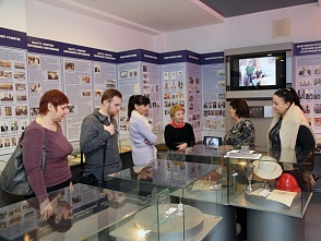 Сотрудники краеведческого музея побывали в музее истории и науки ВолгГТУ