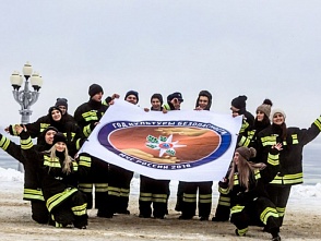 Студенты-добровольцы Учебной пожарной части ИАиС ВолгГТУ присоединились к VII Всероссийскому пожарно-спасательному флешмобу «Хоровод безопасности»