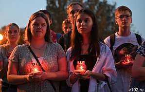 Students of VSTU took part in the event "Candle of memory"