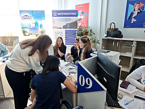 Представители ВолгГТУ приняли участие в ярмарке трудоустройства «Работа России. Время возможностей»