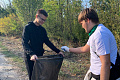 Информационный портал Юга России «Инфокам»: Студенты очищают «зелёные лёгкие» Камышина