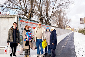 Студенты и сотрудники ВолгГТУ собрали новогодние подарки для бойцов, проходящих лечение в военном госпитале
