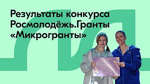 Подведены итоги конкурса Росмолодёжь.Гранты: «Микрогранты». Среди победителей - политехники 