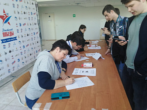 На площадке ВолгГТУ впервые написали Диктант Победы