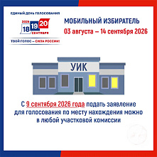 Голосование по месту нахождения «Мобильный избиратель»