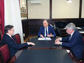 Сегодня ВолгГТУ посетил чл.-корр. РАН С.О. Бачурин