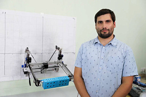 Университеты РФ: Ученые Волгоградского государственного технического университета представили новую разработку – тросовый робот вертикального перемещения