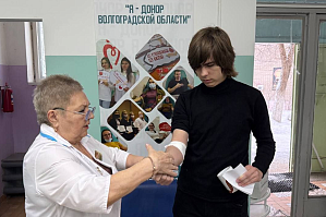Студенты Камышинского филиала ВолгГТУ приняли участие в донорской акции «Сдай кровь – спаси жизнь!»