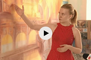 МТВ: Волгоградские студенты превратили стены родного вуза в арт-объекты 