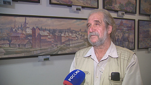 ГТРК «Волгоград-ТРВ»: В Волгограде открылась выставка художника Михаила Чалова