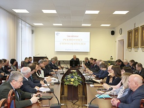 В ВолгГТУ прошло первое заседание ректората, которое провел А.В. Навроцкий в должности врио ректора опорного университета