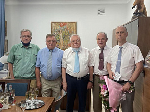 Today the authorities of VSTU congratulated the President of VolgSMU on his 70th anniversary
