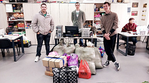 Волонтеры ВолгГТУ отвезли на пункт сбора партию гуманитарной помощи