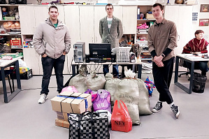 Волонтеры ВолгГТУ отвезли на пункт сбора партию гуманитарной помощи