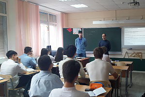 Представители кафедры «Технология материалов» ВолгГТУ встретились с учащимися лицея №8 «Олимпия»