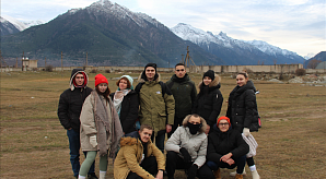 Студенты-активисты КТИ (филиала) ВолгГТУ посетили поселок Домбай
